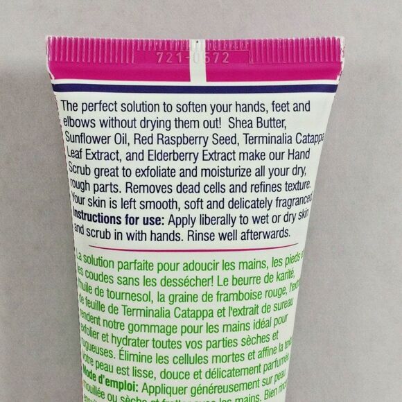 Human + Kind Moisturizing Hand Scrub Elderflower Raspberry Gommage 2.5 oz Vegan - Picture 8 of 10